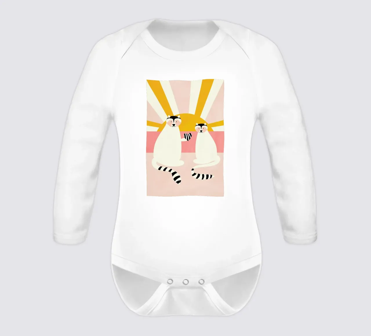 One Heart to Another body neonato maniche lunghe da Little Flourishes