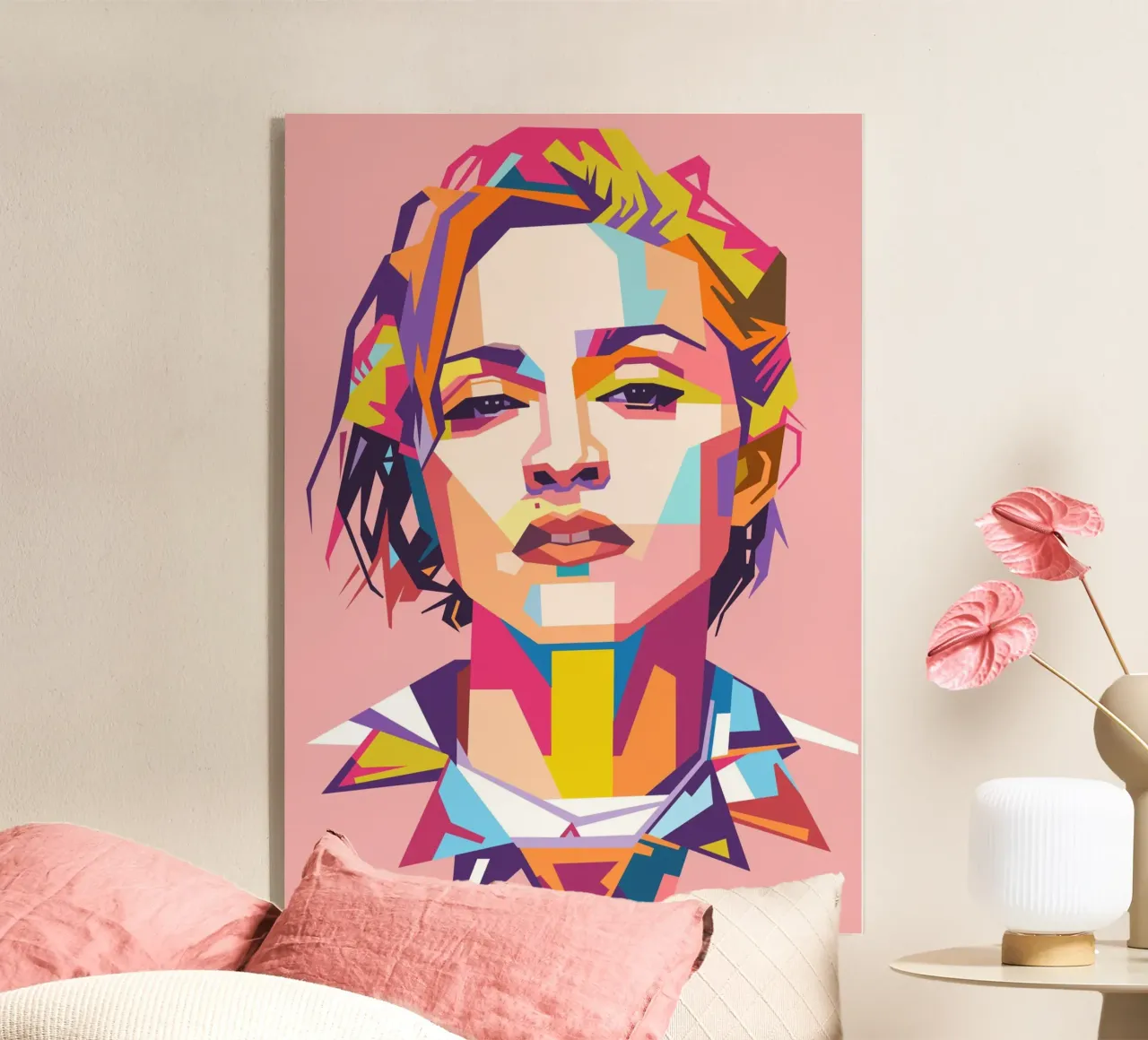 Madonna ritratto pop art plexiglass da Hantamrata