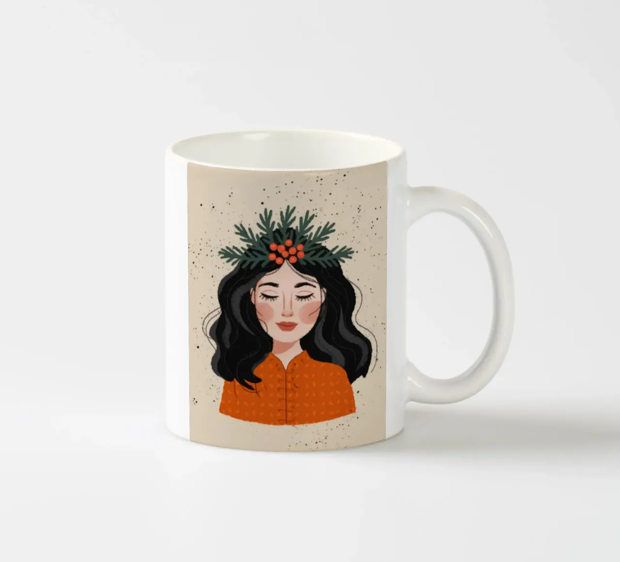Eleganza della corona d'autunno tazza in ceramica da Nebula Verse