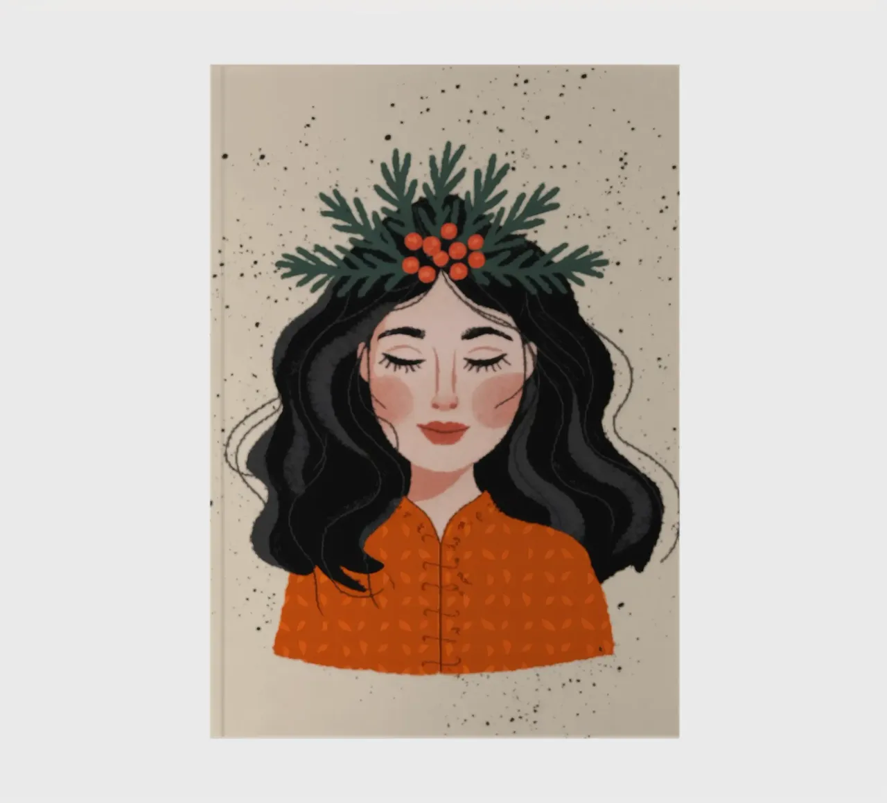 Autumn Crown Elegance notebook by Nebula Verse