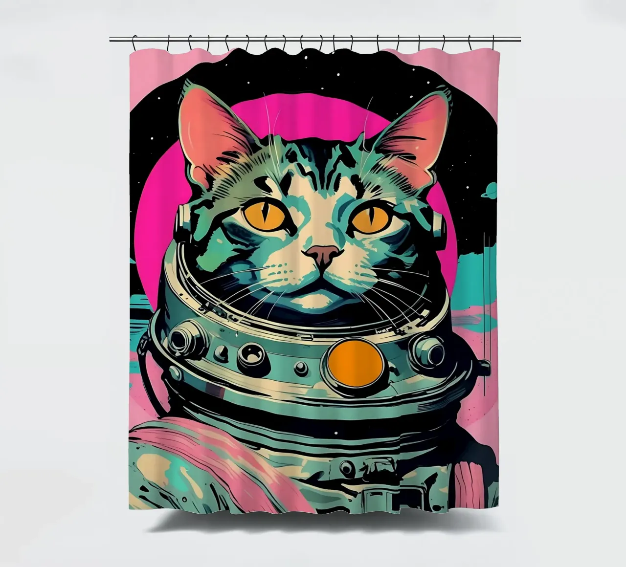 Stile_gatto_D_5 tenda da doccia da Tierisch bunt by LK