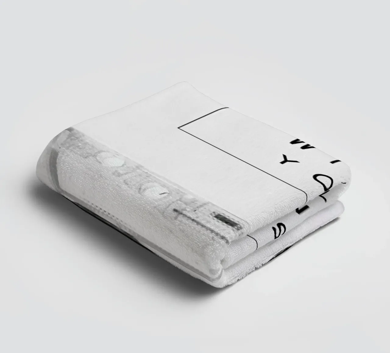 Music Sounds Better With You towel by Galaxy Eyes