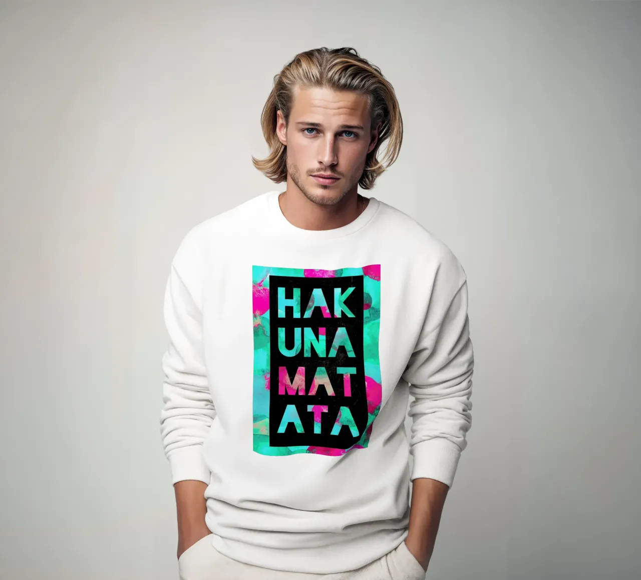 Hakuna Matata 2 sweatshirt by Elisabeth Fredriksson