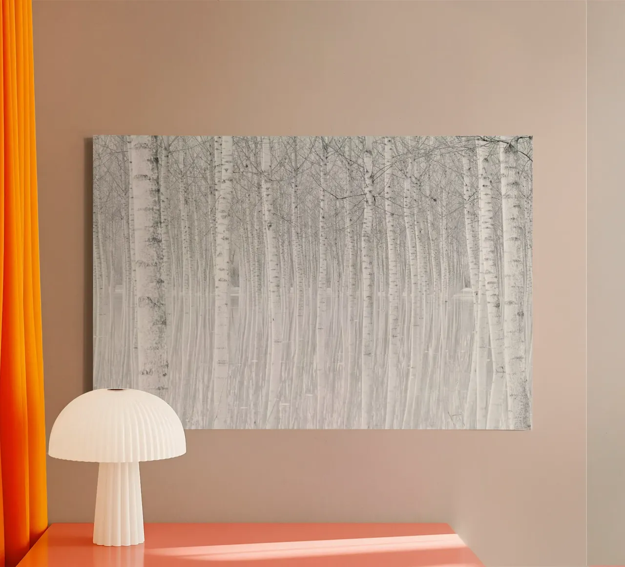 Trees - Aglioni Simone tela con Cornice a cassetta da Pictufy