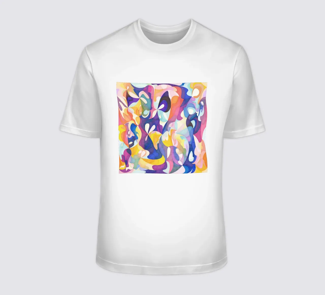 Move and Flow - Abstract Geometric Pattern t-shirt by Abstract 888