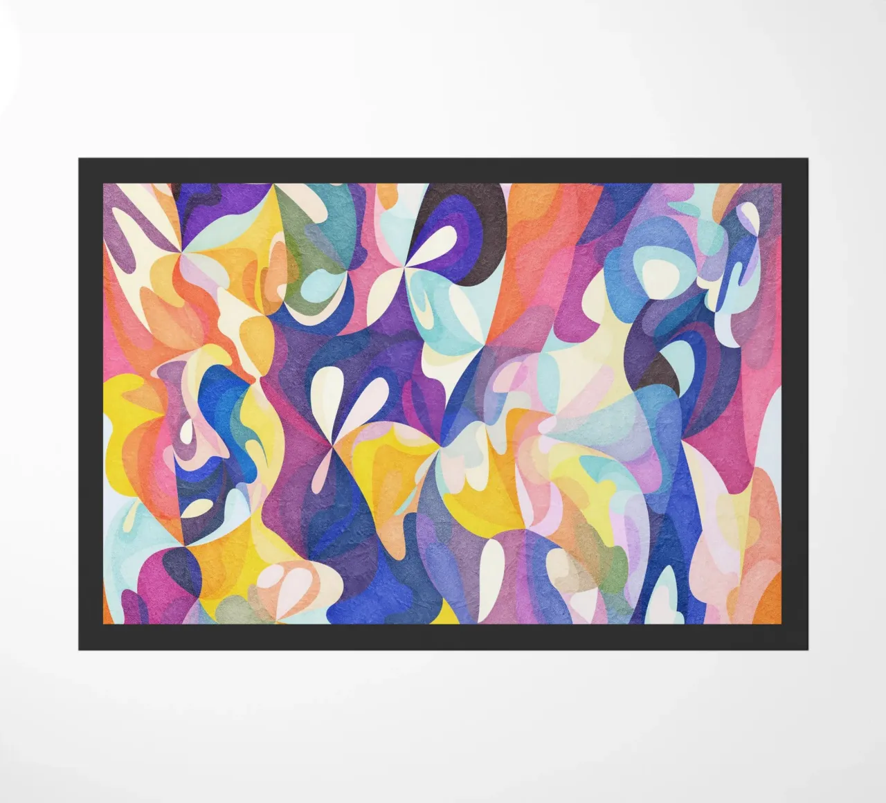 Move and Flow - Abstract Geometric Pattern doormat by Abstract 888