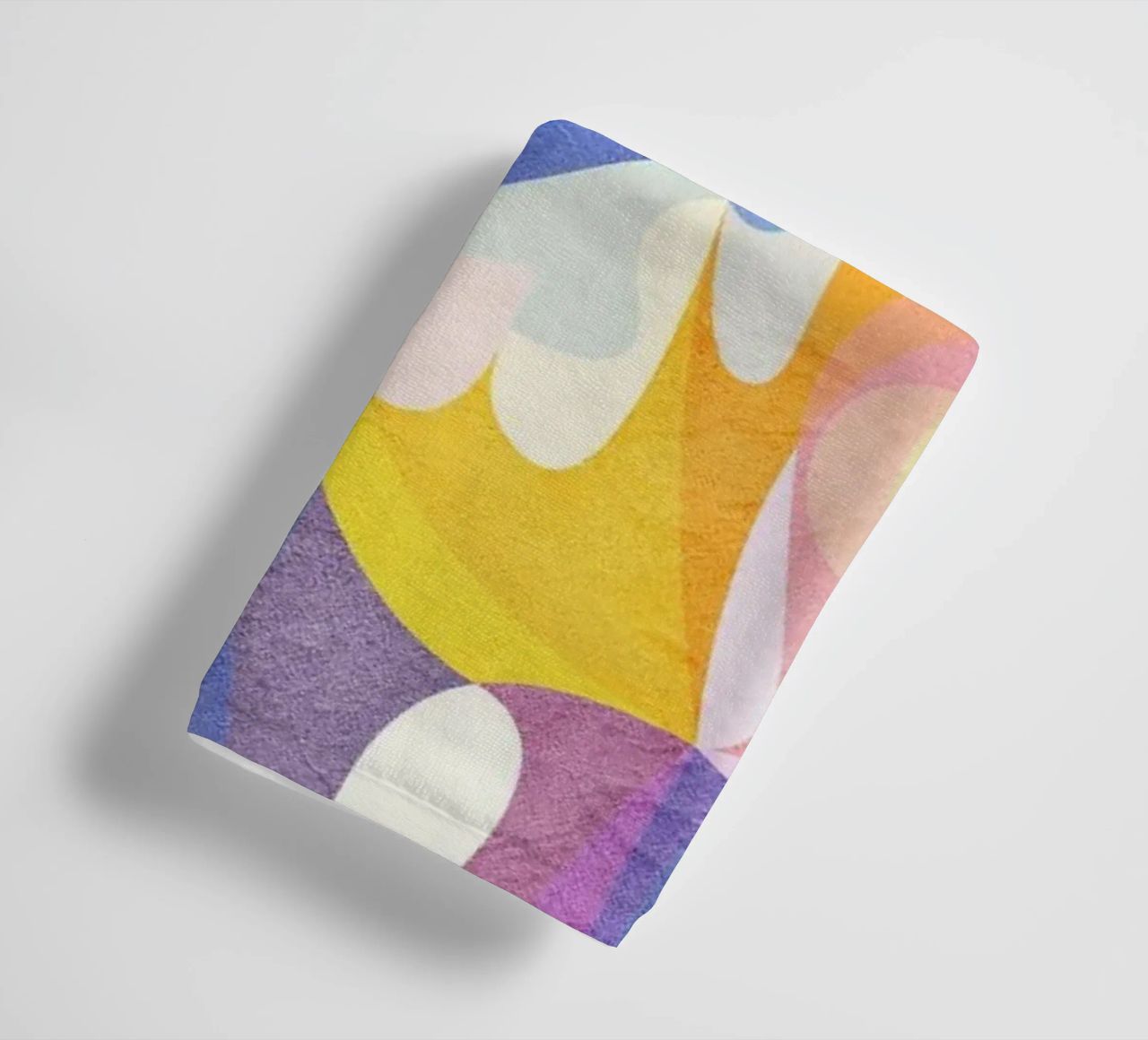 Move and Flow - Abstract Geometric Pattern towel by lovely lines