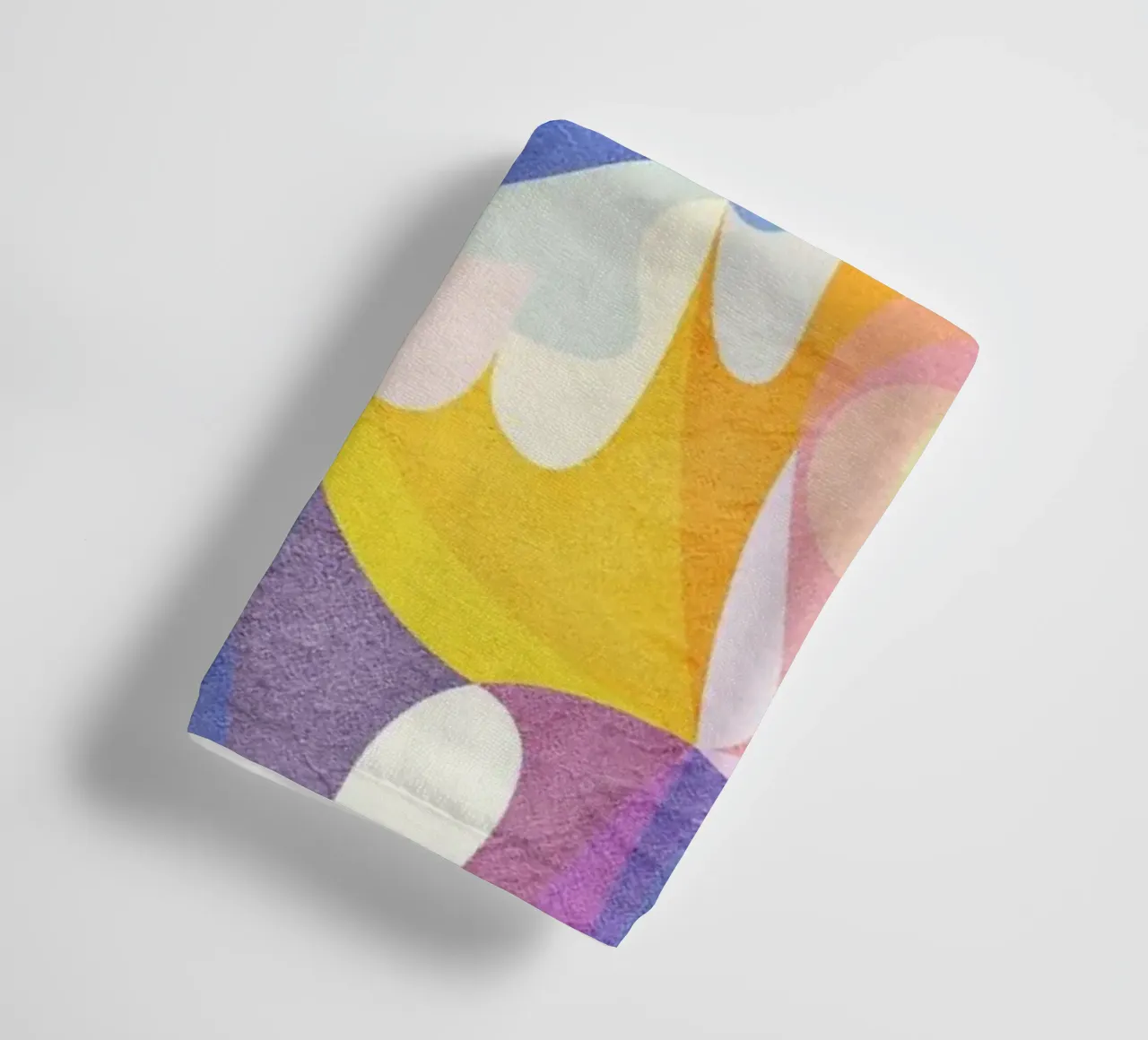 Move and Flow - Abstract Geometric Pattern towel by lovely lines
