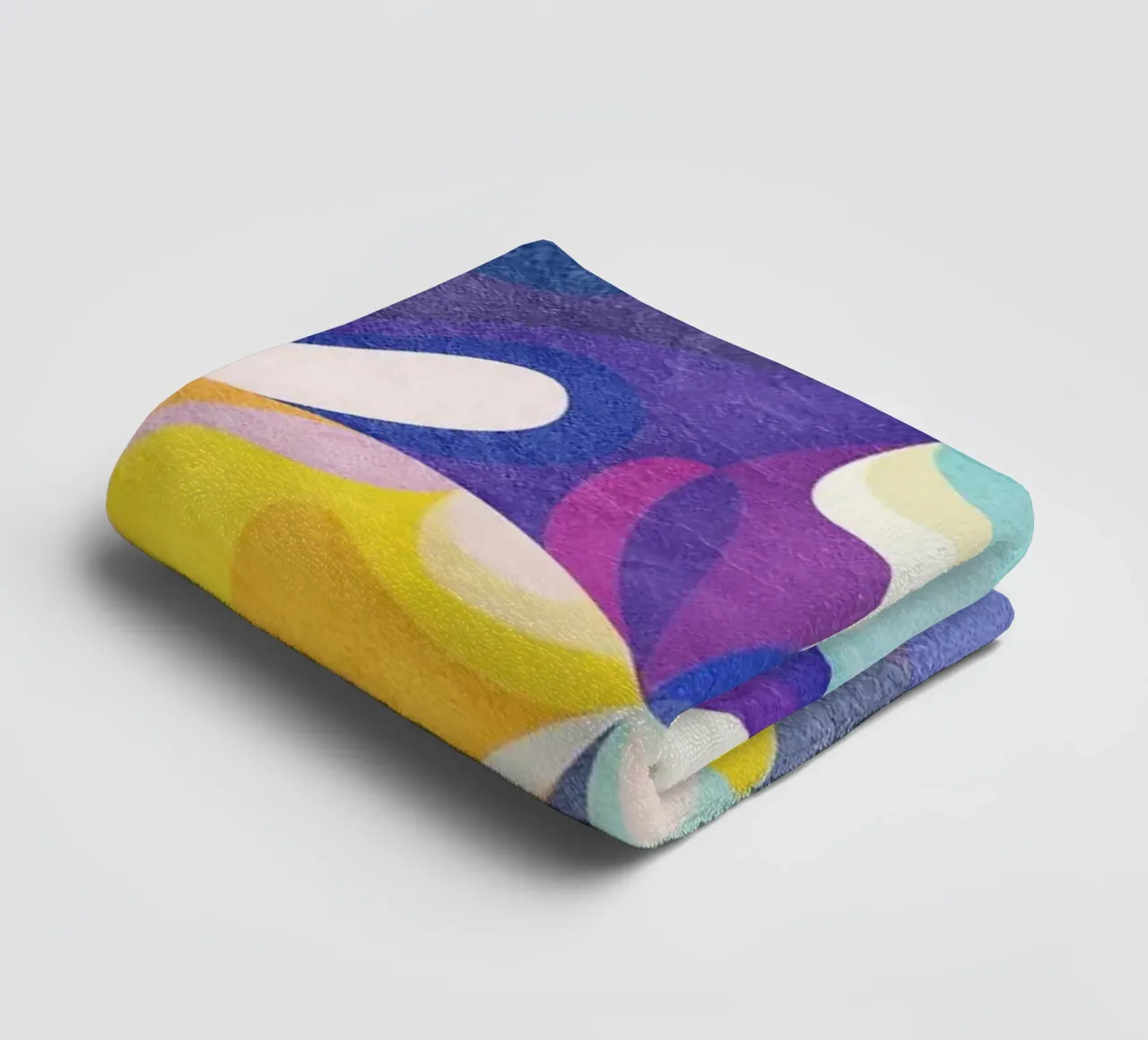 Move and Flow - Abstract Geometric Pattern towel by Abstract 888