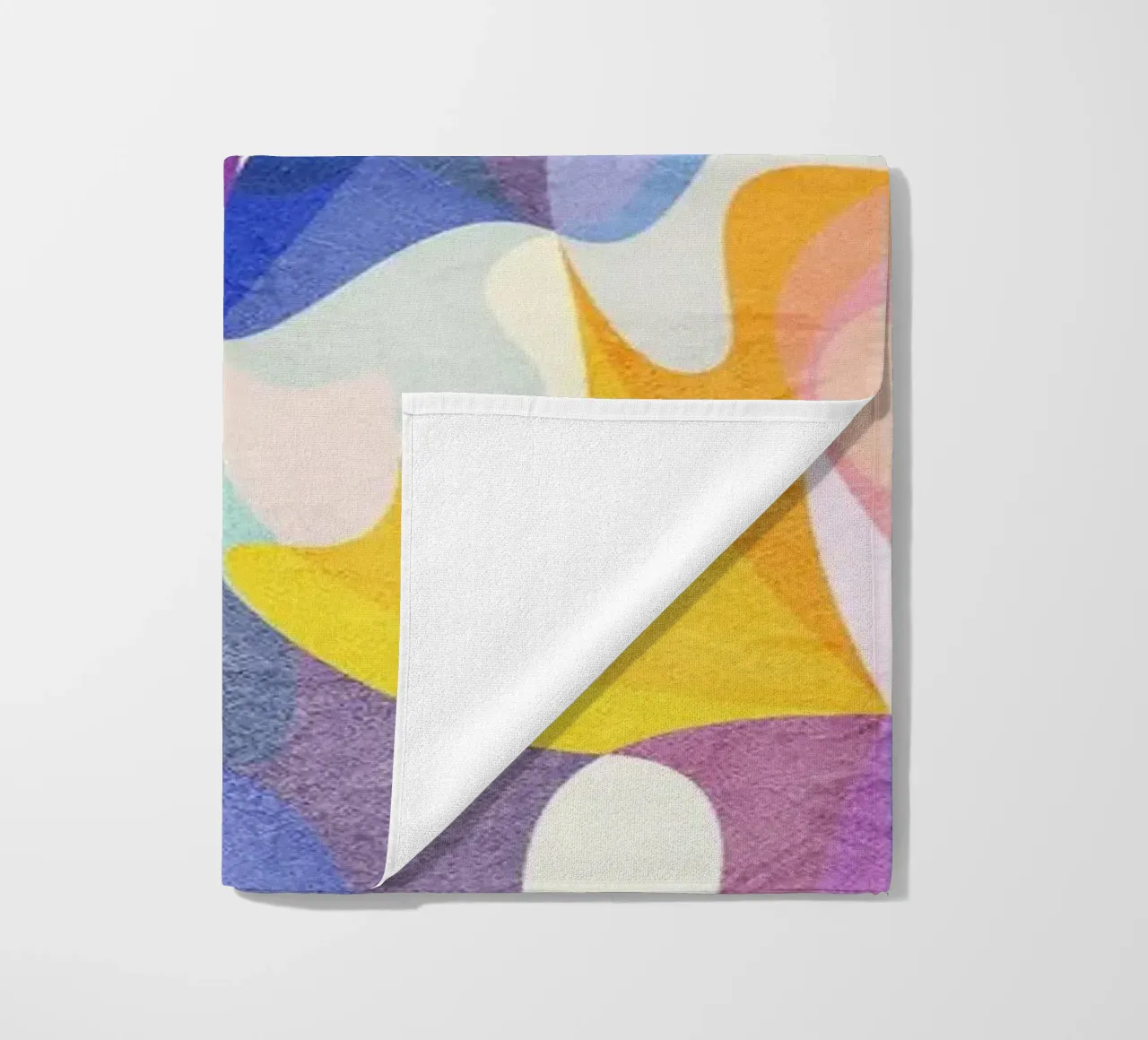 Move and Flow - Abstract Geometric Pattern beach towel by Abstract 888