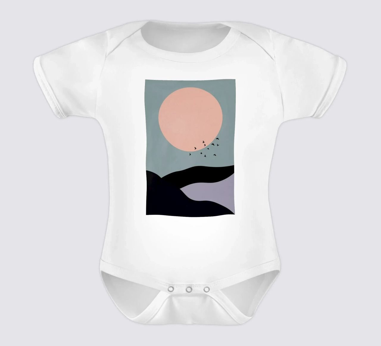 Tidal Kurzarm Babybody von Pure