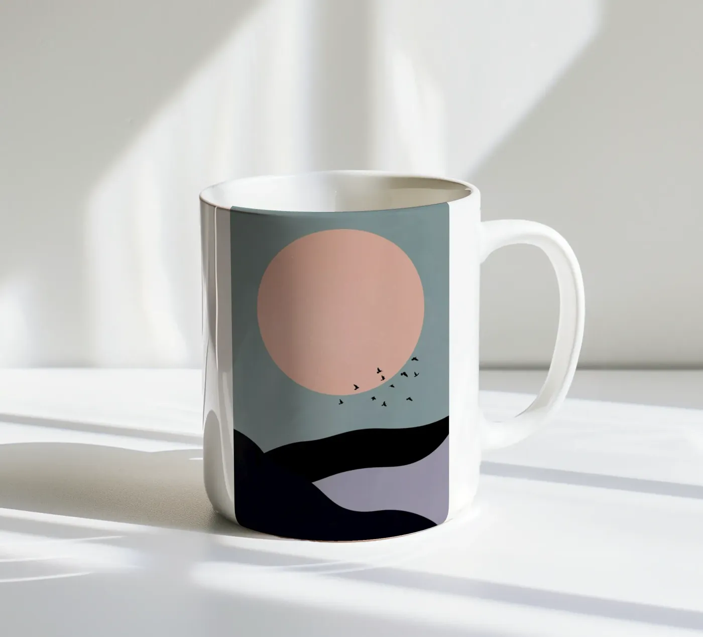 Tidal ceramic mug by Pure