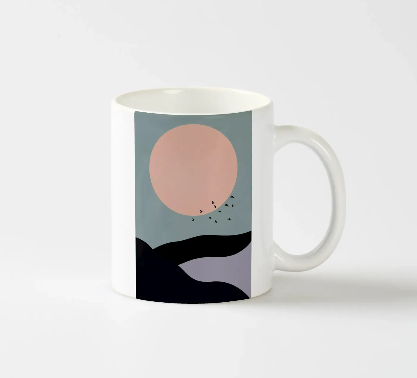 Tidal ceramic mug by Pure
