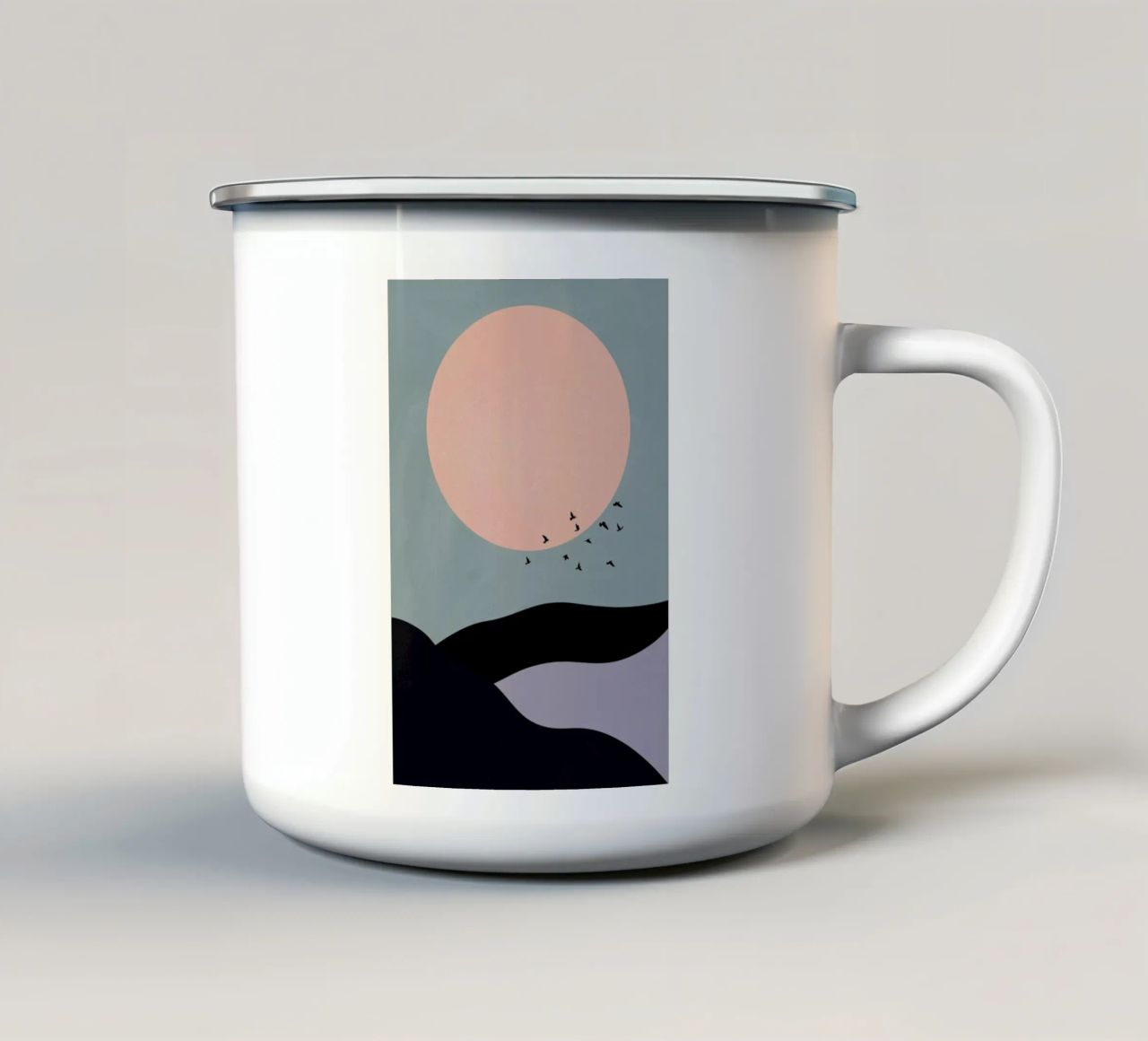 Tidal Emaille Tasse von Pure