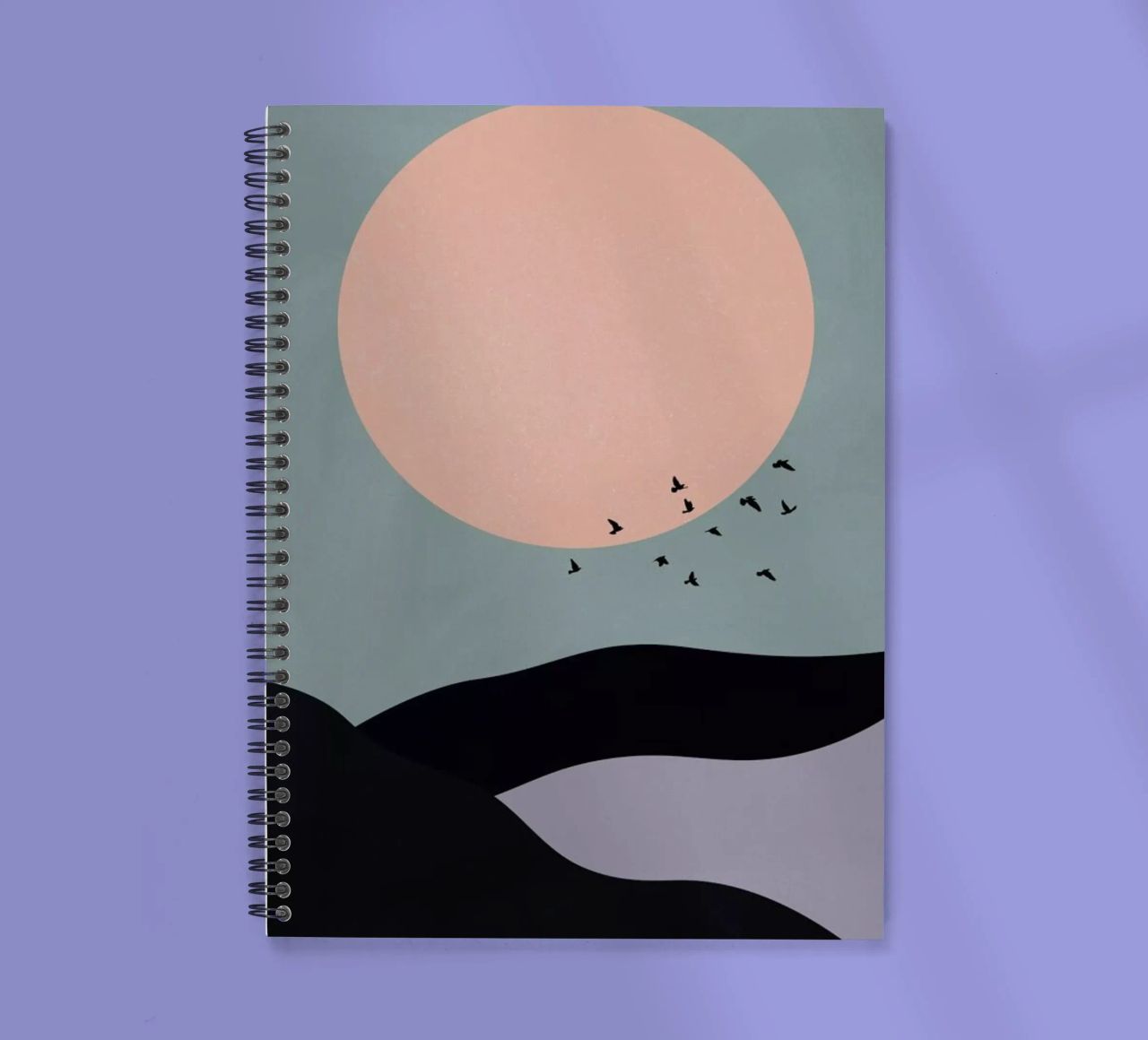 Tidal spiral notebook by Pure