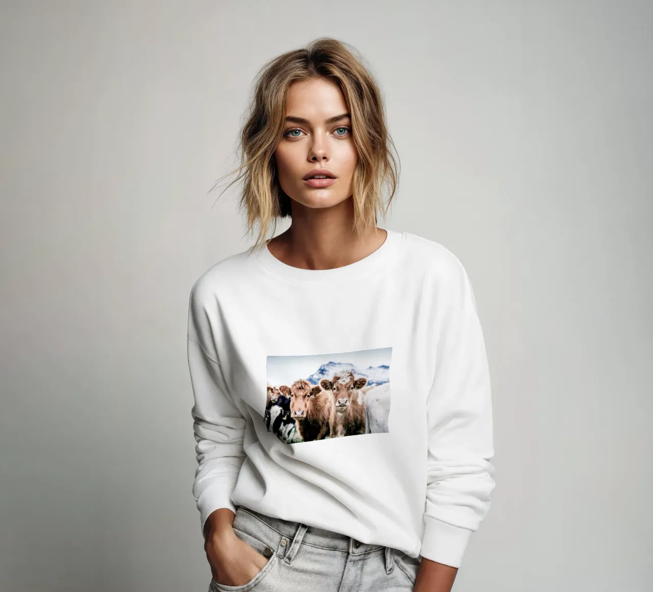 Double Trouble sweatshirt by Natural Kingdom