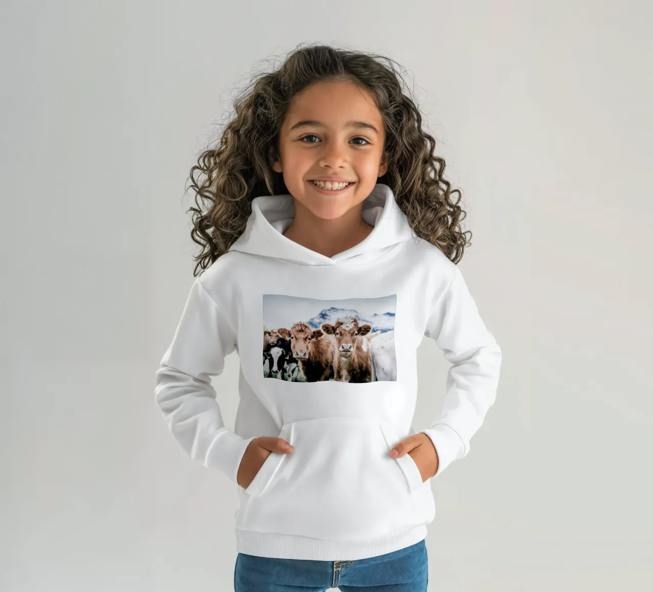 Double Trouble kinder hoodie van Natural Kingdom