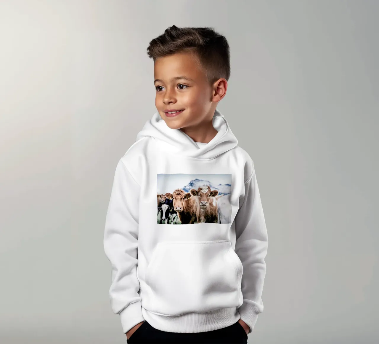 Double Trouble kinder hoodie van Natural Kingdom