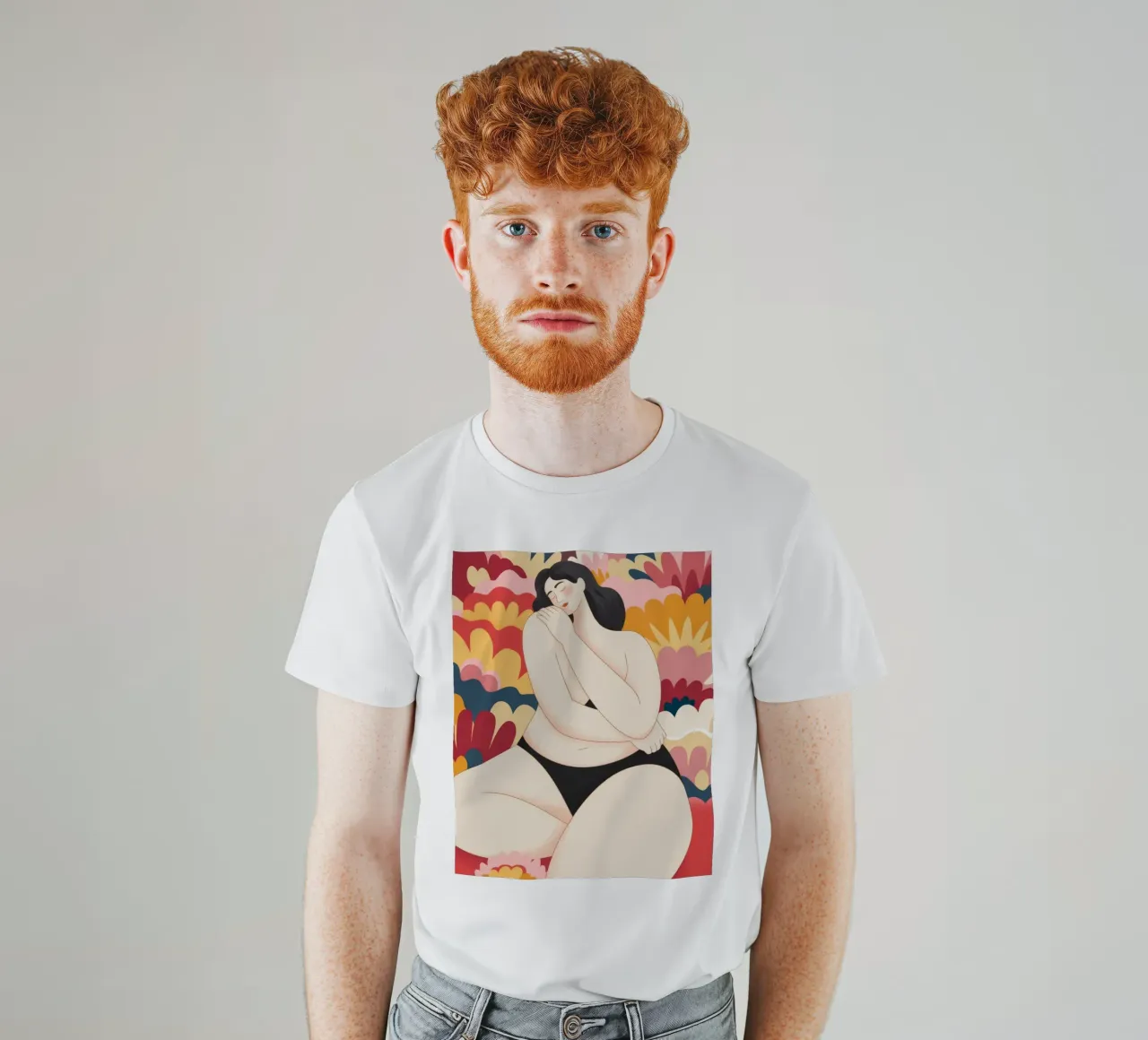 Abbracciare la fiducia delle curvy t-shirt da Nebula Verse