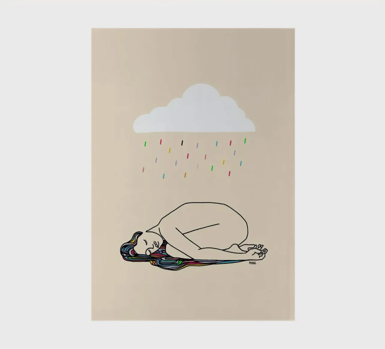 Rain over Me notebook by Ninhol