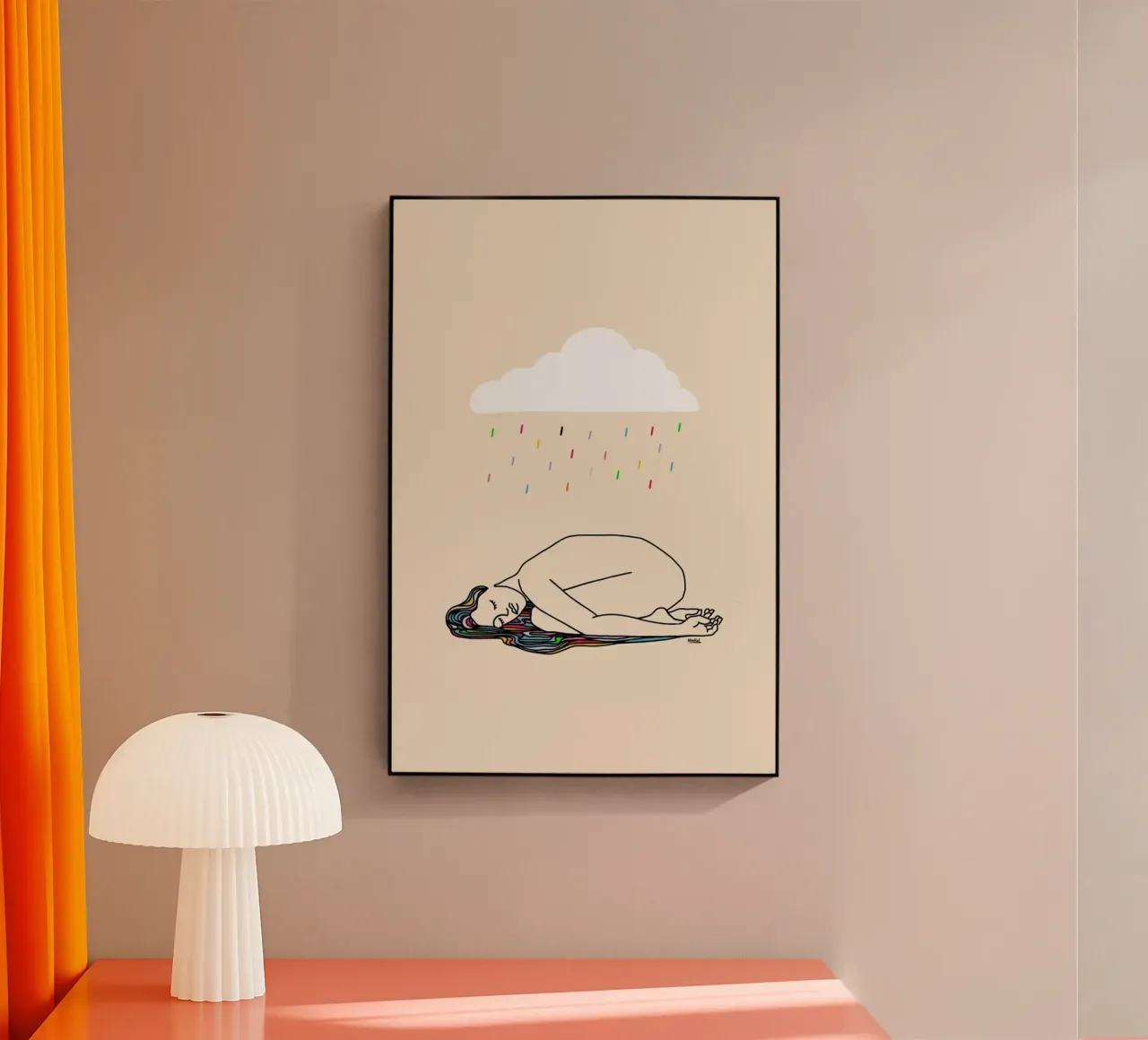 Rain over Me plexiglass da Ninhol