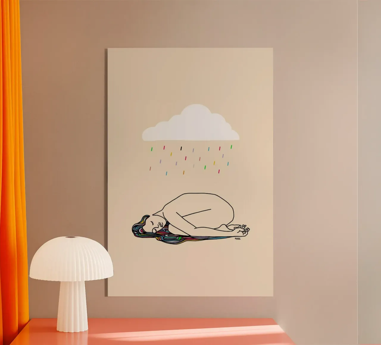 Rain over Me plexiglass da Ninhol