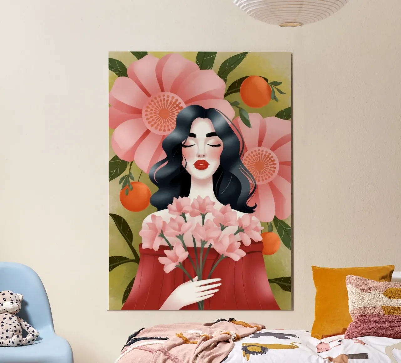 Floral Harmony Embrace hahnemühle by Nebula Verse