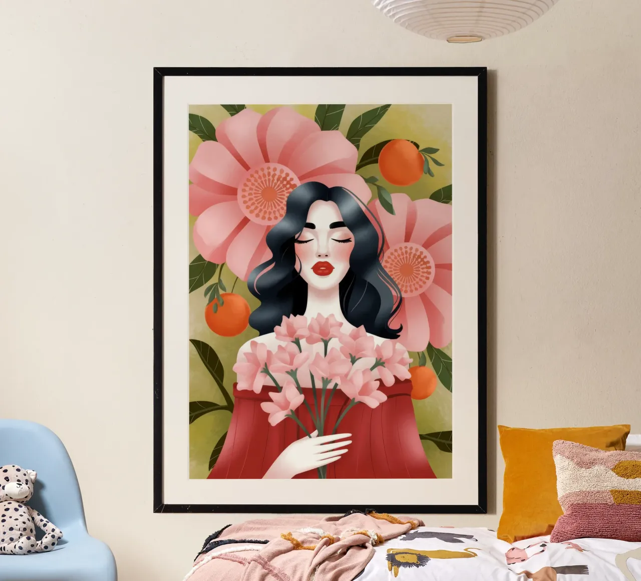 Floral Harmony Embrace hahnemühle by Nebula Verse