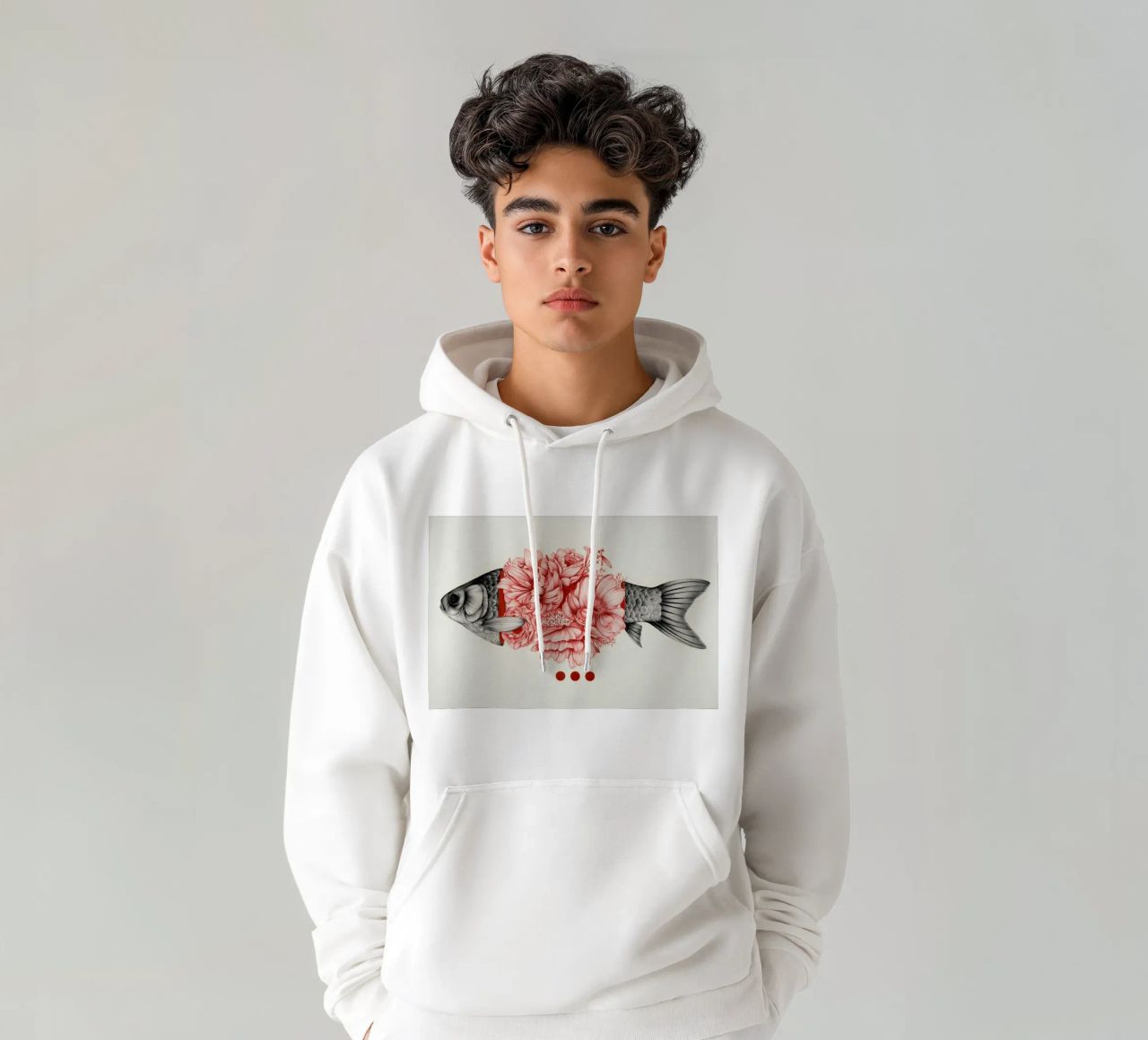 To Bloom Not Bleed 1 felpa con cappuccio da The White Deer
