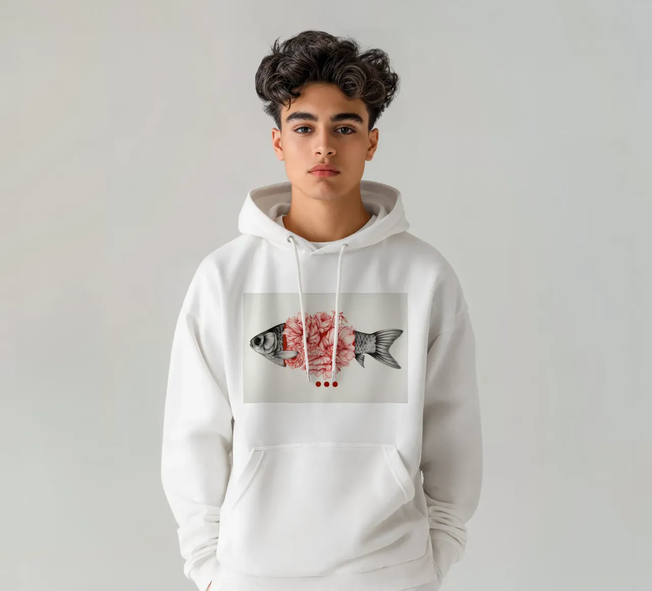 To Bloom Not Bleed 1 felpa con cappuccio da The White Deer