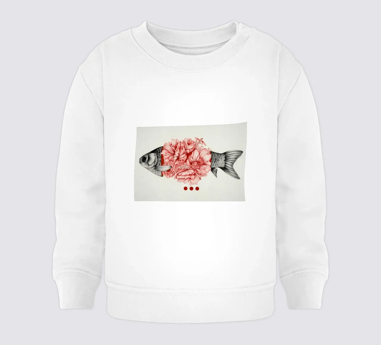 To Bloom Not Bleed 1 baby sweatshirt van The White Deer