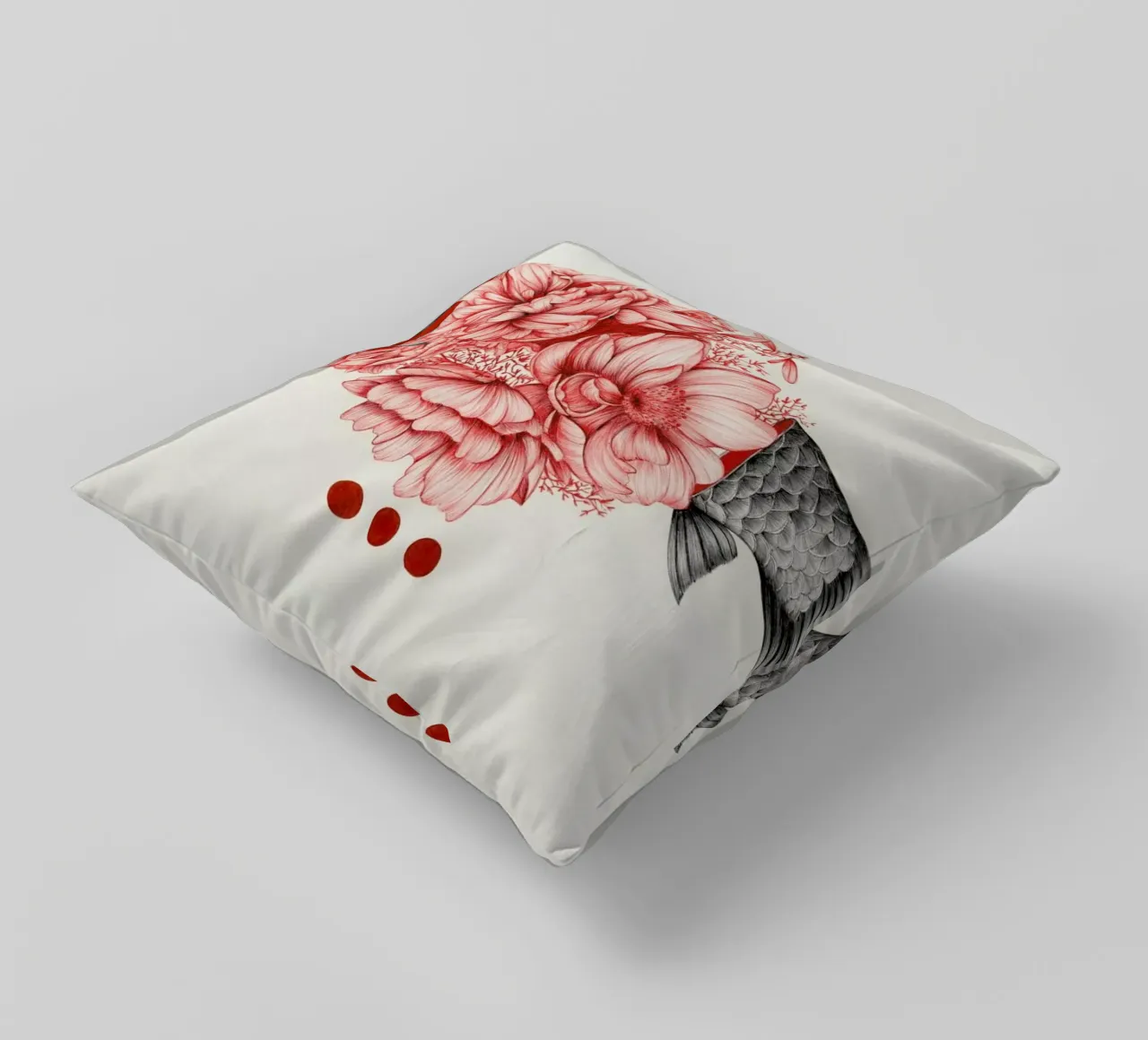 To Bloom Not Bleed 1 cuscino da The White Deer