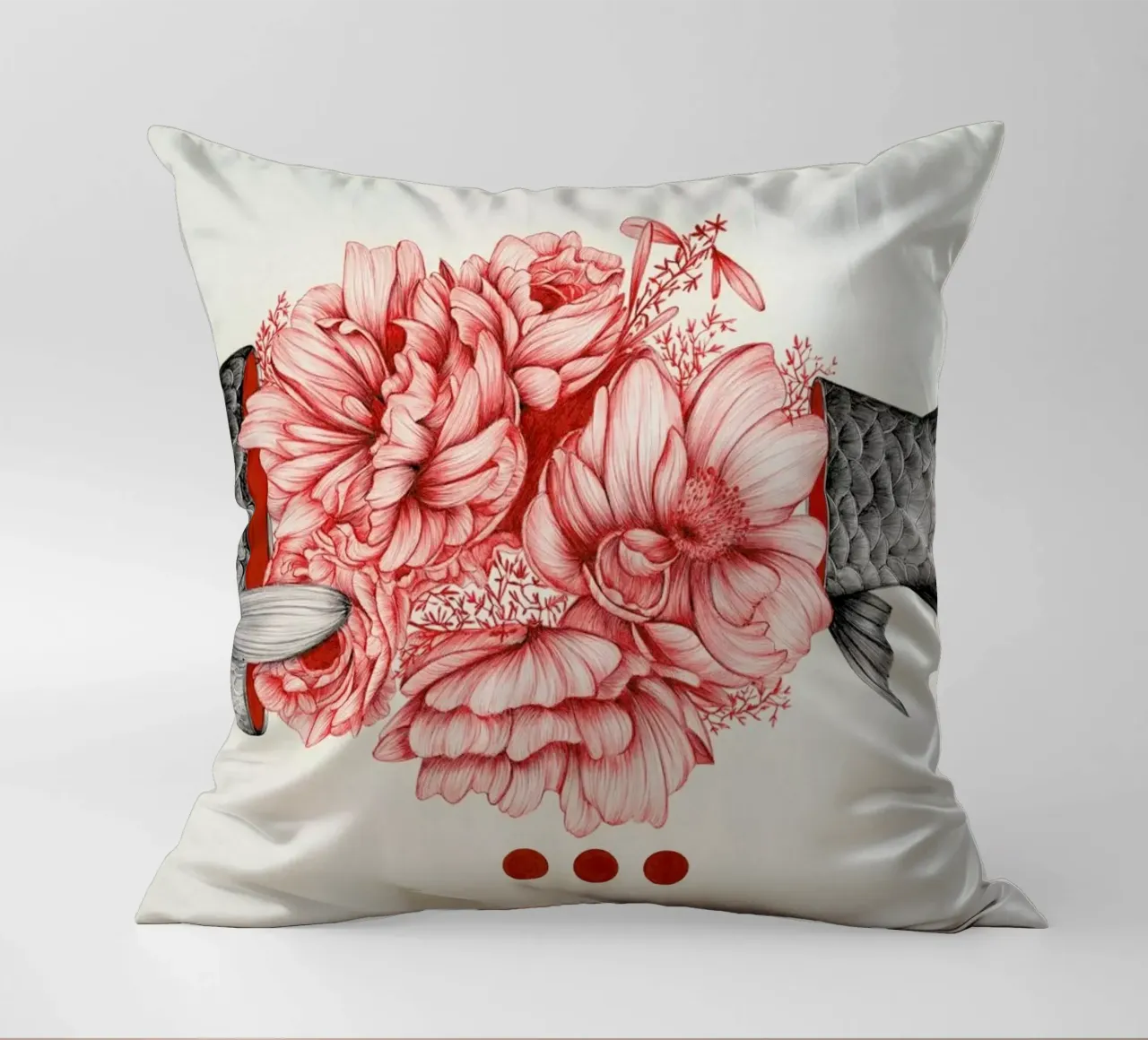 To Bloom Not Bleed 1 cojín de The White Deer