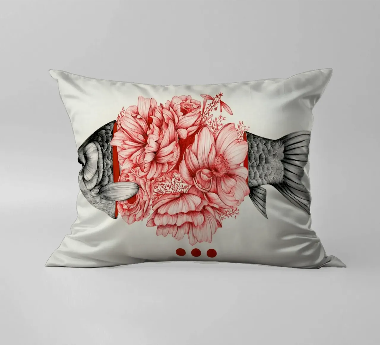 To Bloom Not Bleed 1 cuscino da The White Deer