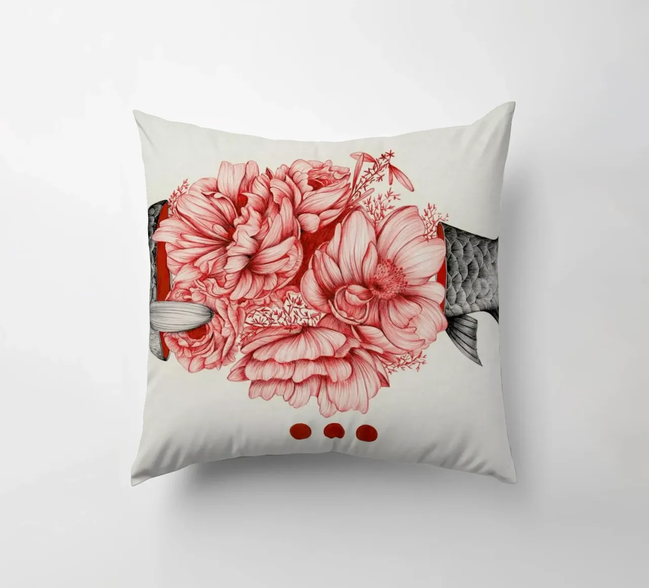 To Bloom Not Bleed 1 cuscino da The White Deer