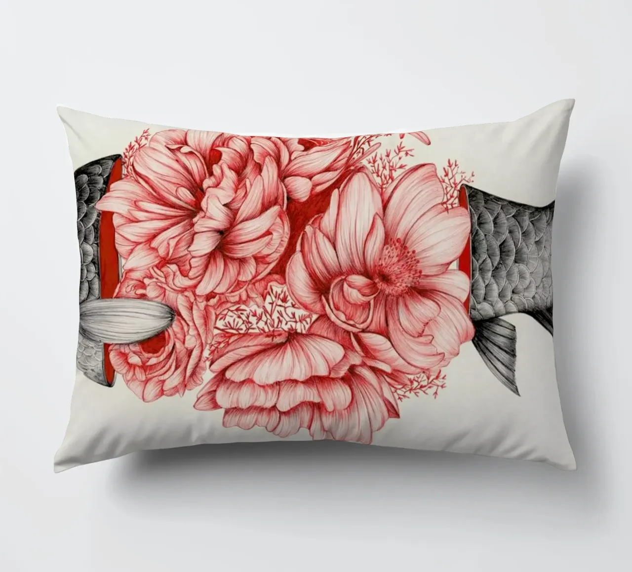 To Bloom Not Bleed 1 cuscino da The White Deer