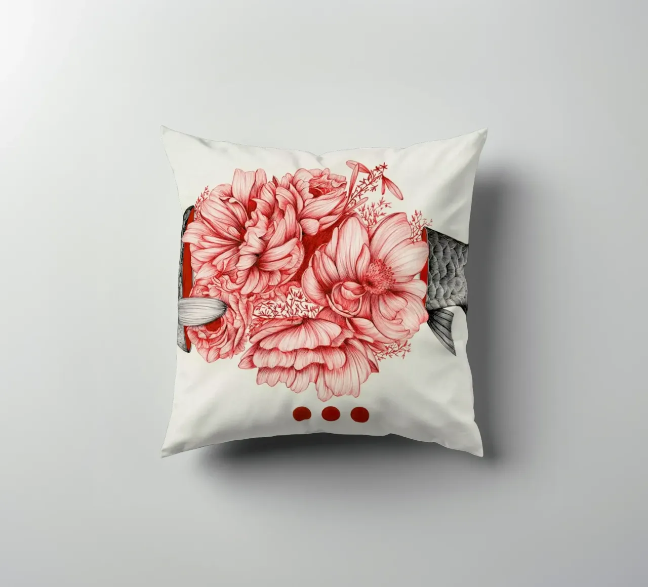 To Bloom Not Bleed 1 cuscino da The White Deer