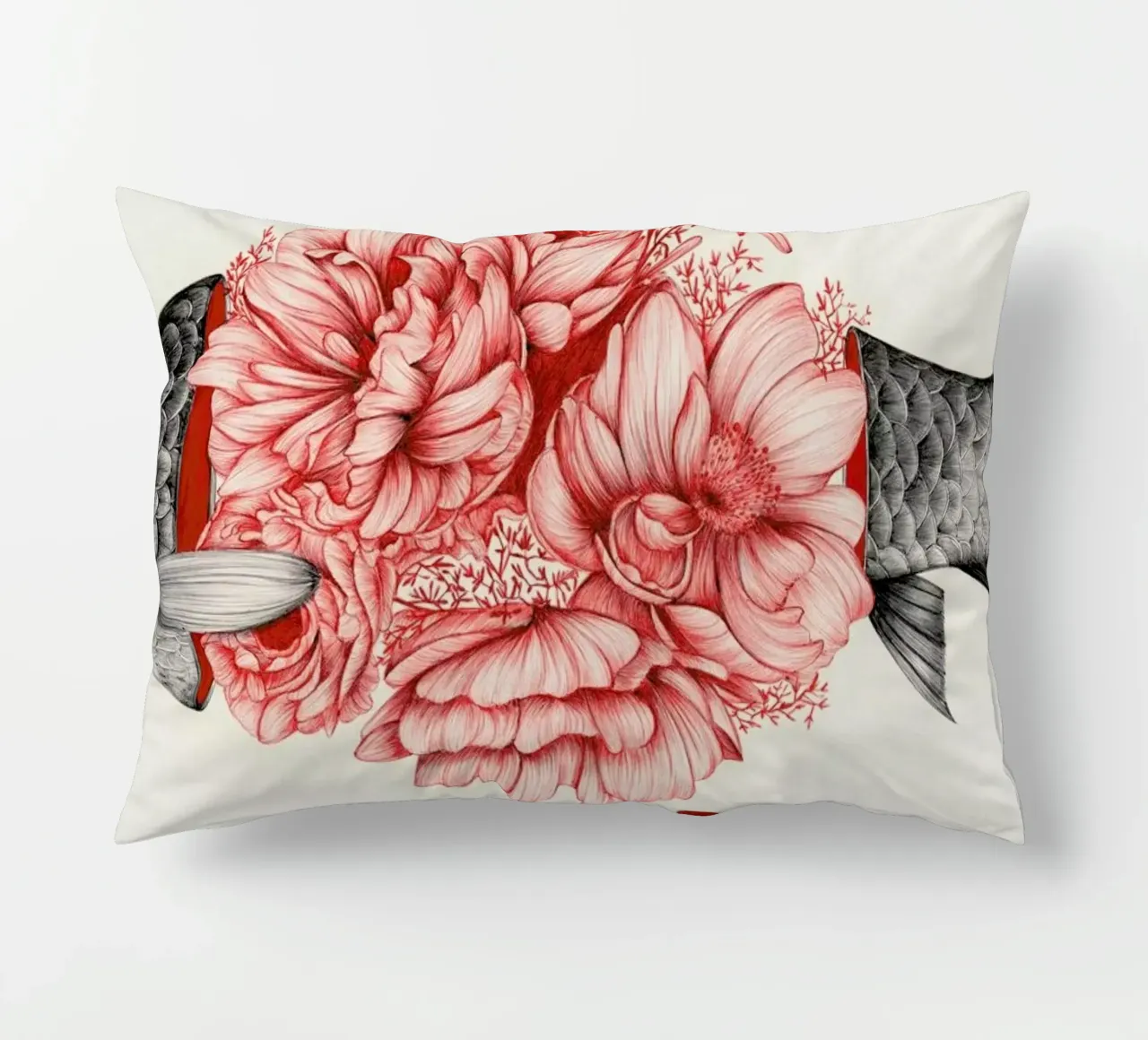 To Bloom Not Bleed 1 cuscino da The White Deer