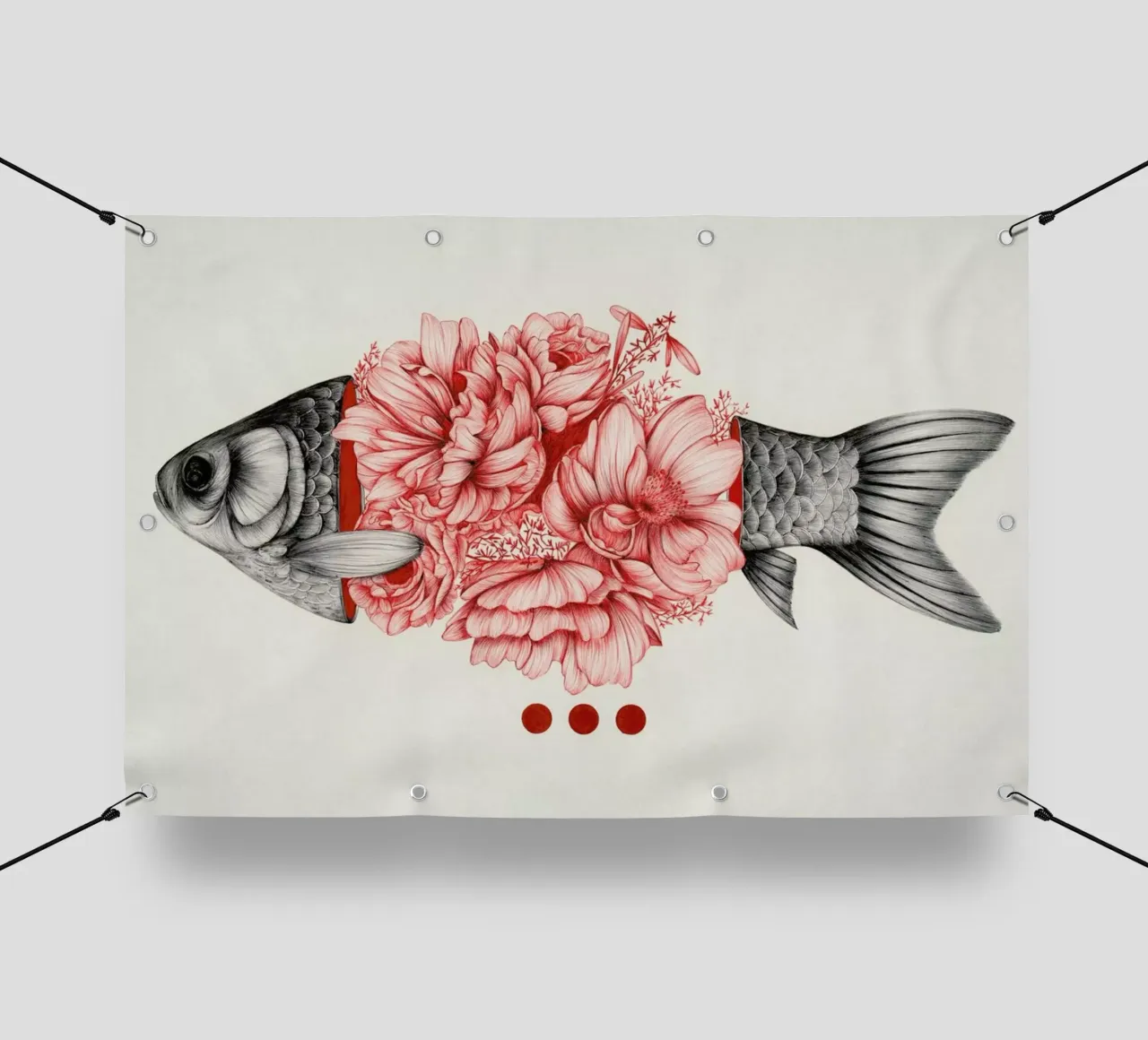 To Bloom Not Bleed 1 telo in pvc da The White Deer