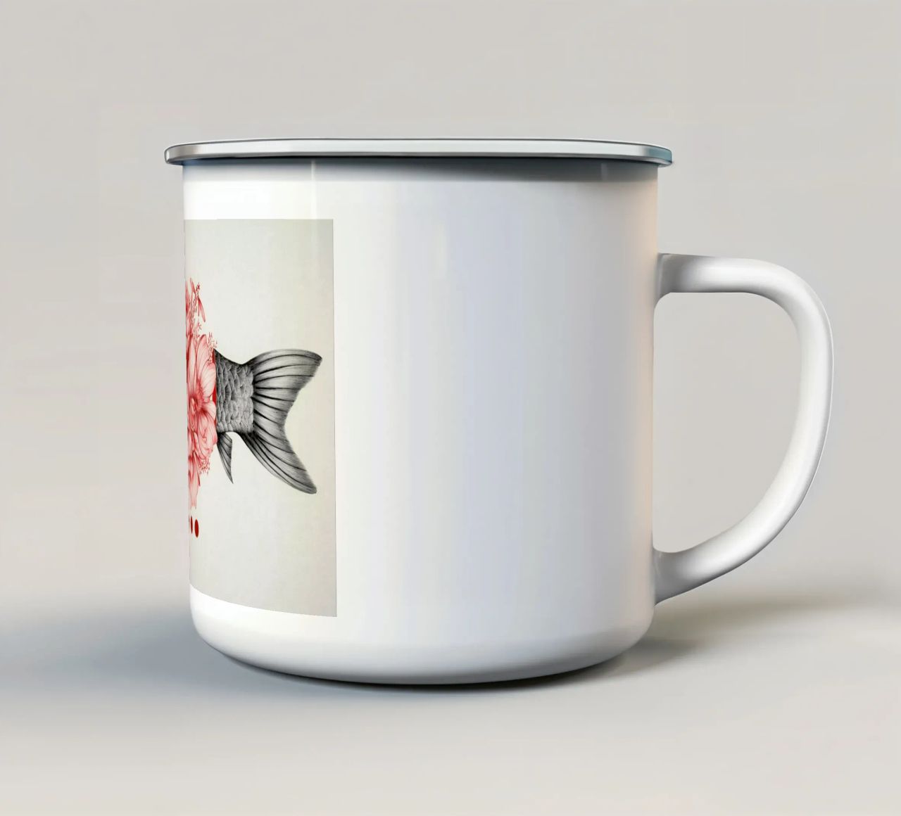 To Bloom Not Bleed 1 tazza in smalto da The White Deer