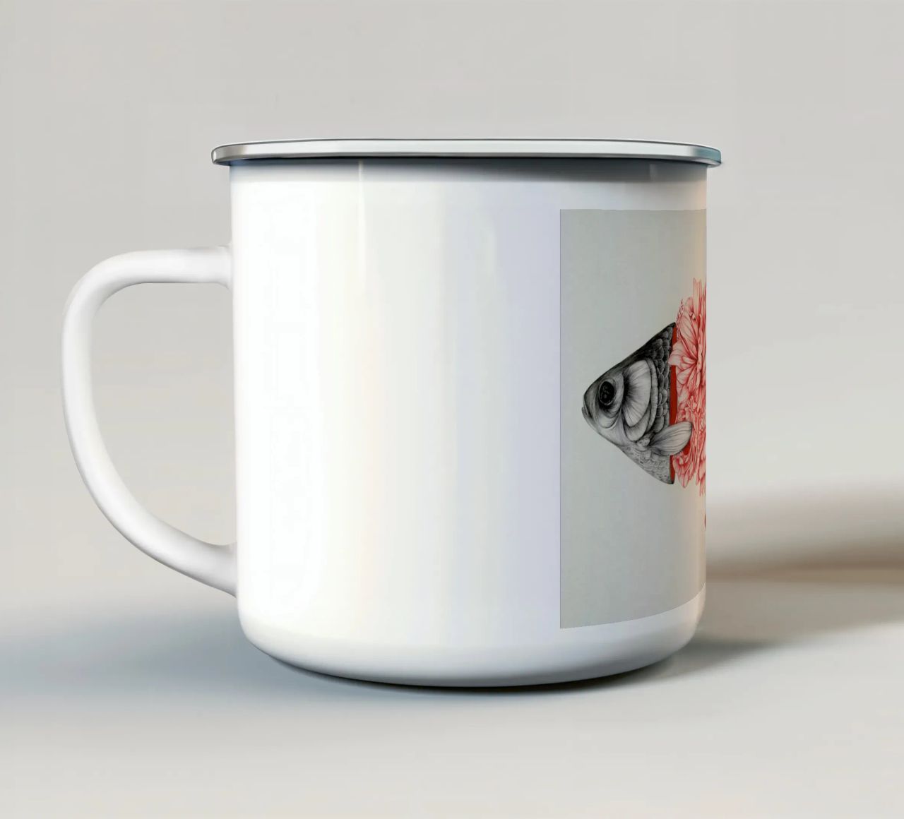 To Bloom Not Bleed 1 tazza in smalto da The White Deer