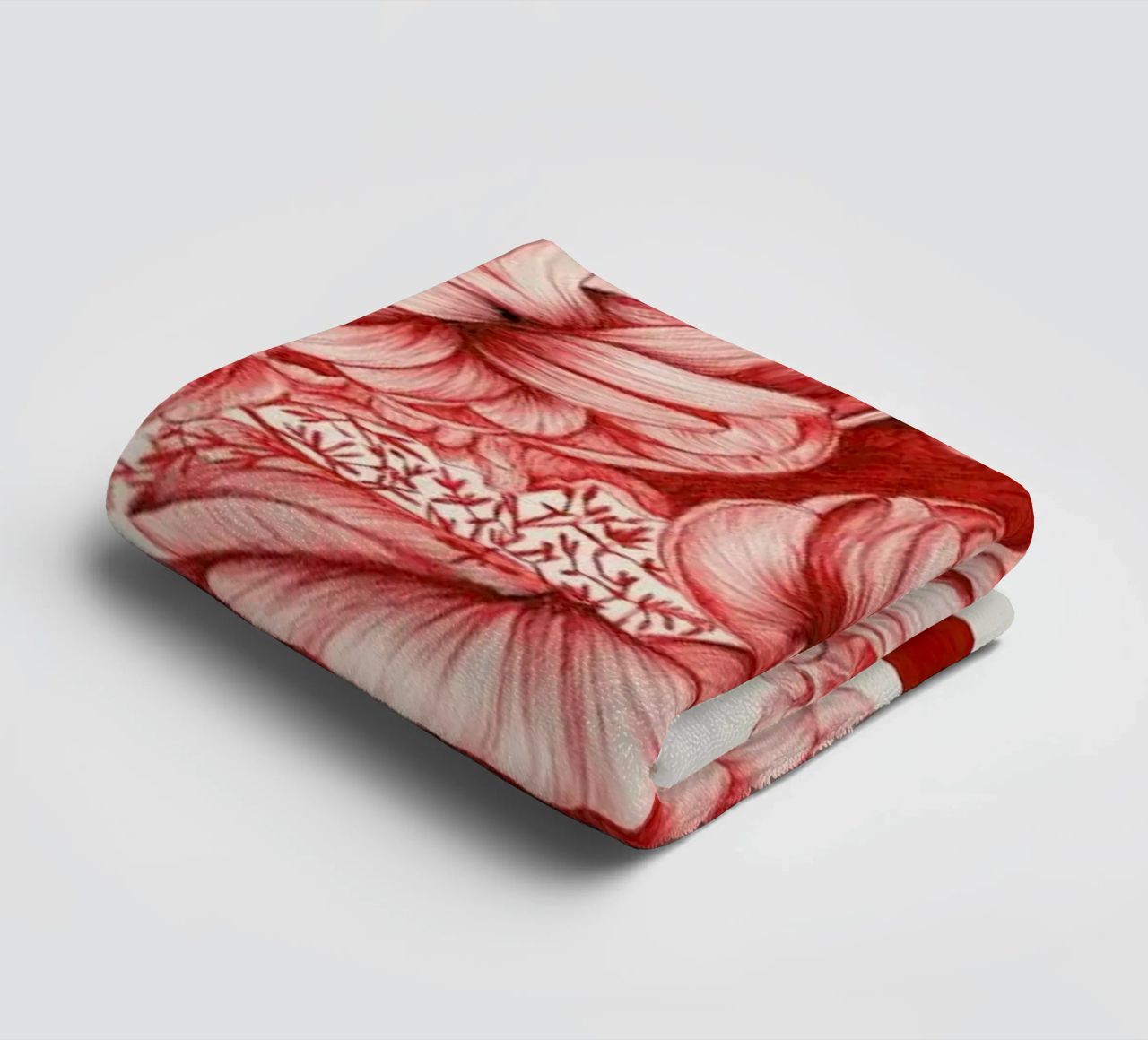 To Bloom Not Bleed 1 asciugamano da bagno da The White Deer