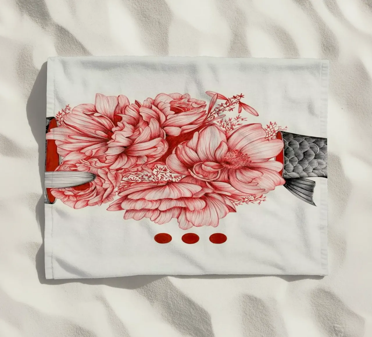 To Bloom Not Bleed 1 toalla de playa de The White Deer