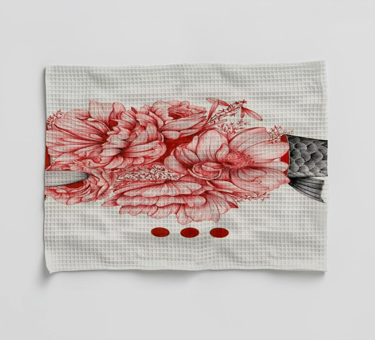 To Bloom Not Bleed 1 canovaccio da cucina da The White Deer