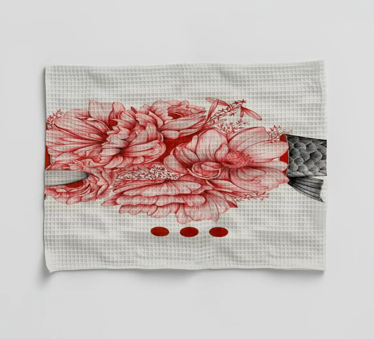 To Bloom Not Bleed 1 torchon de The White Deer