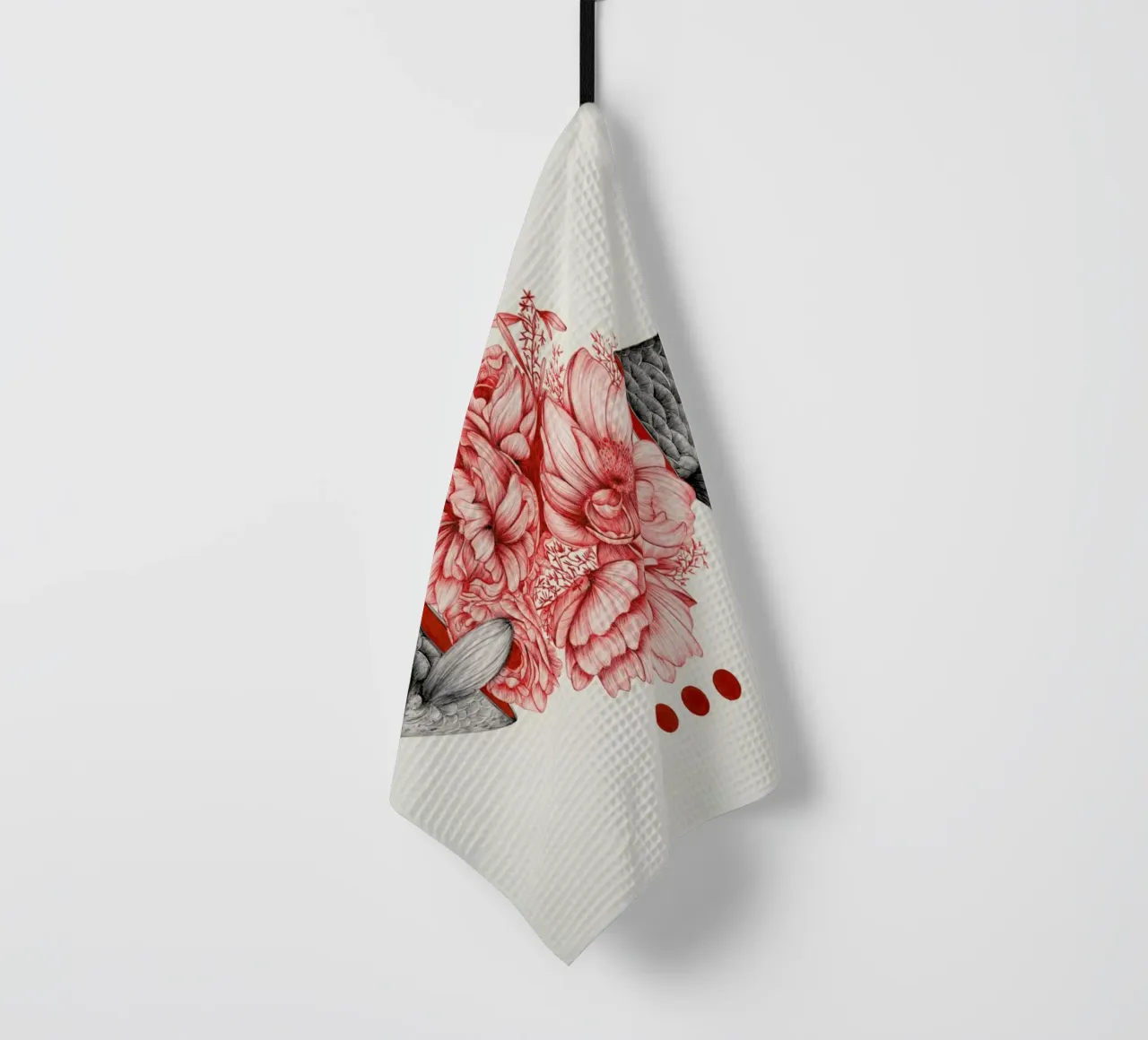 To Bloom Not Bleed 1 torchon de The White Deer