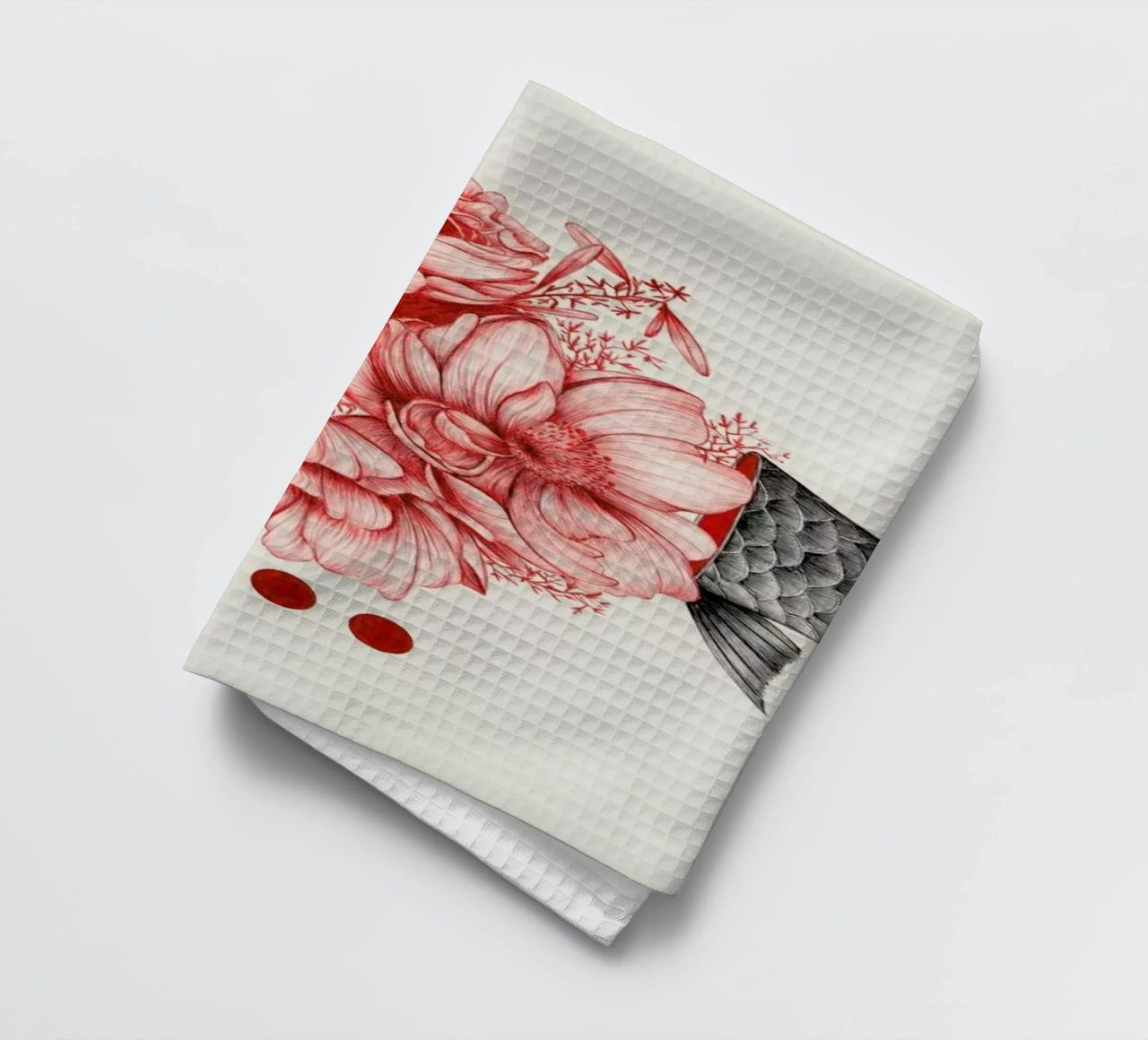 To Bloom Not Bleed 1 canovaccio da cucina da The White Deer