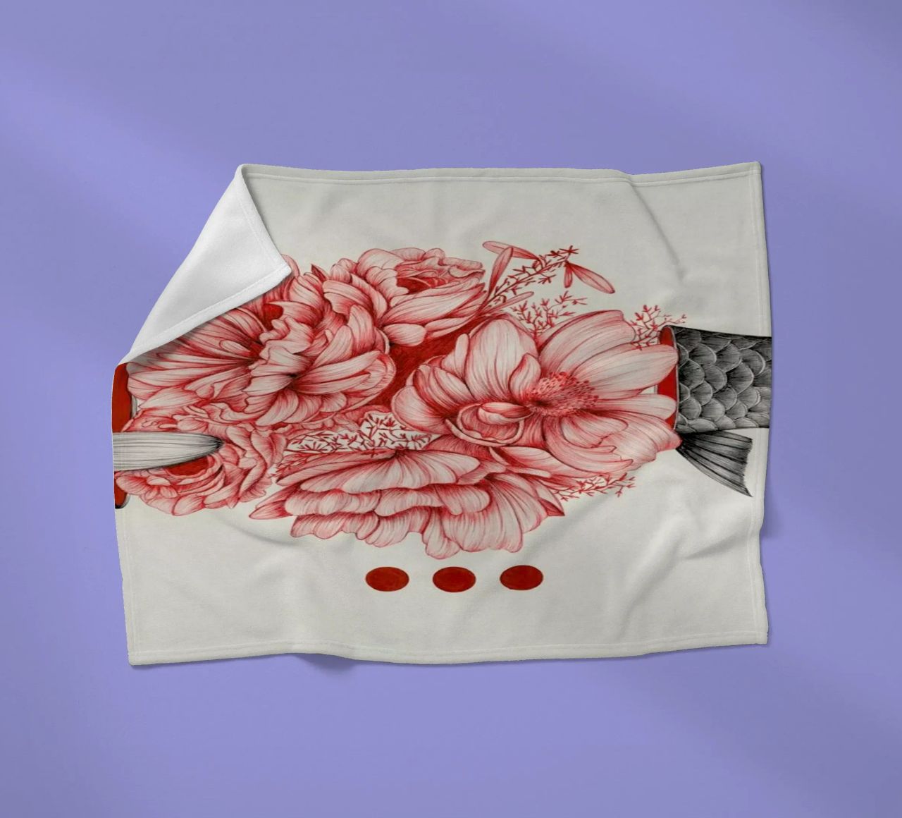 To Bloom Not Bleed 1 coperta in pile da The White Deer