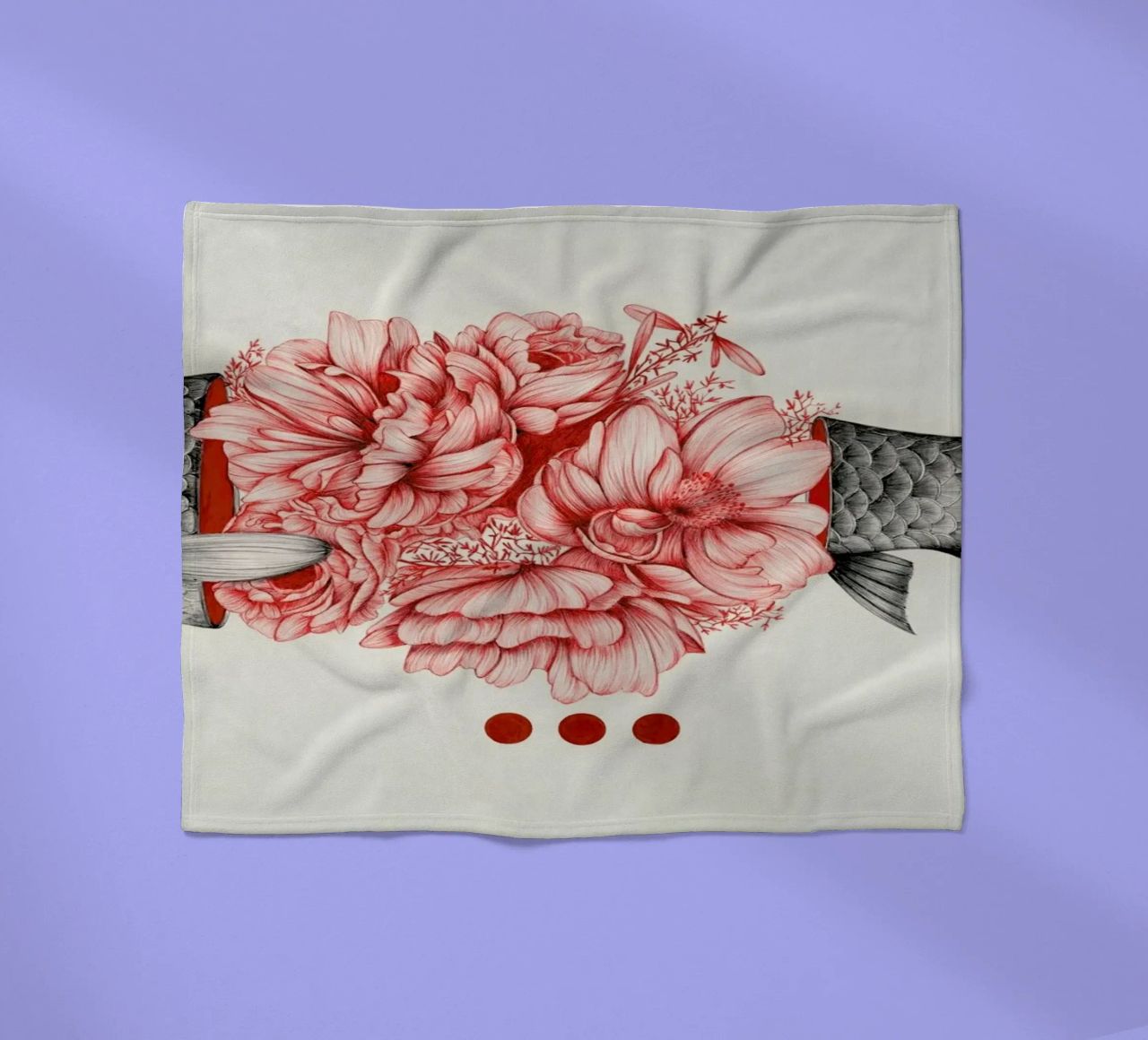 To Bloom Not Bleed 1 coperta in pile da The White Deer