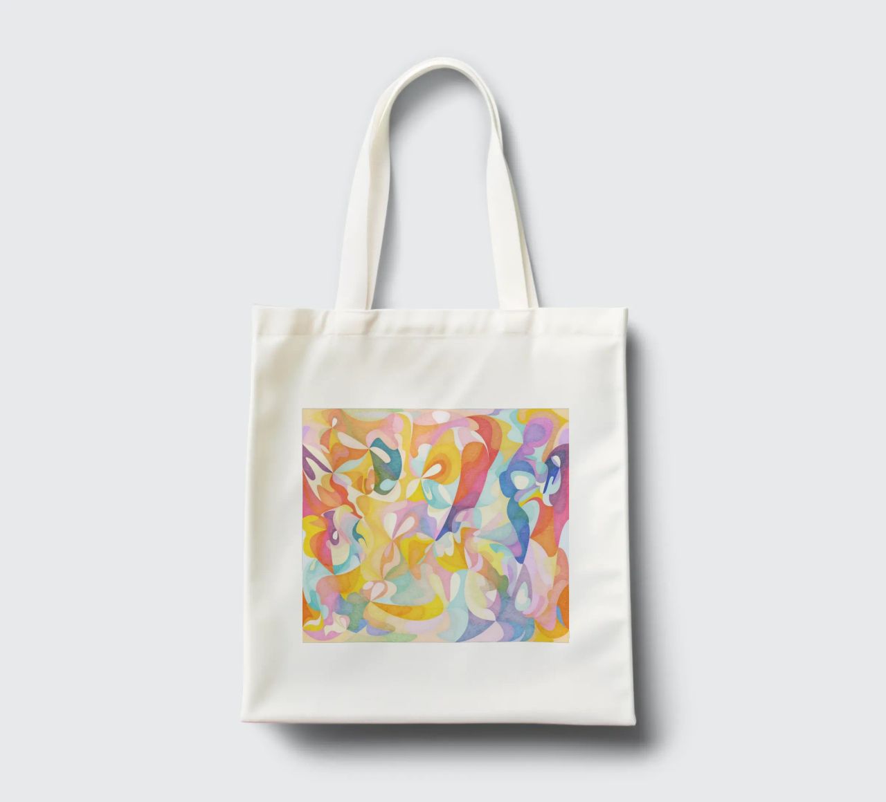 Move and Flow II - Abstract Geometric Pattern tote bag by lovely lines